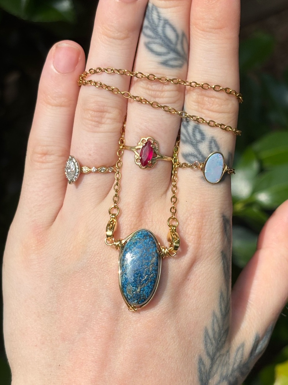 Shuttakite interchangeable necklace
